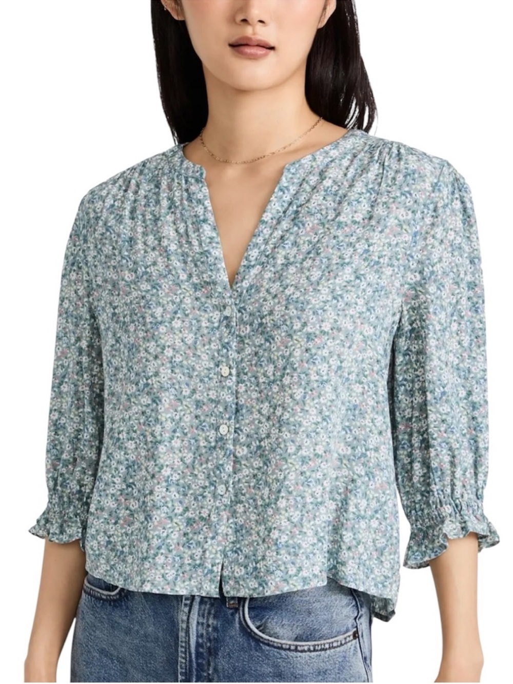 Rails Leena blouse in bellflower